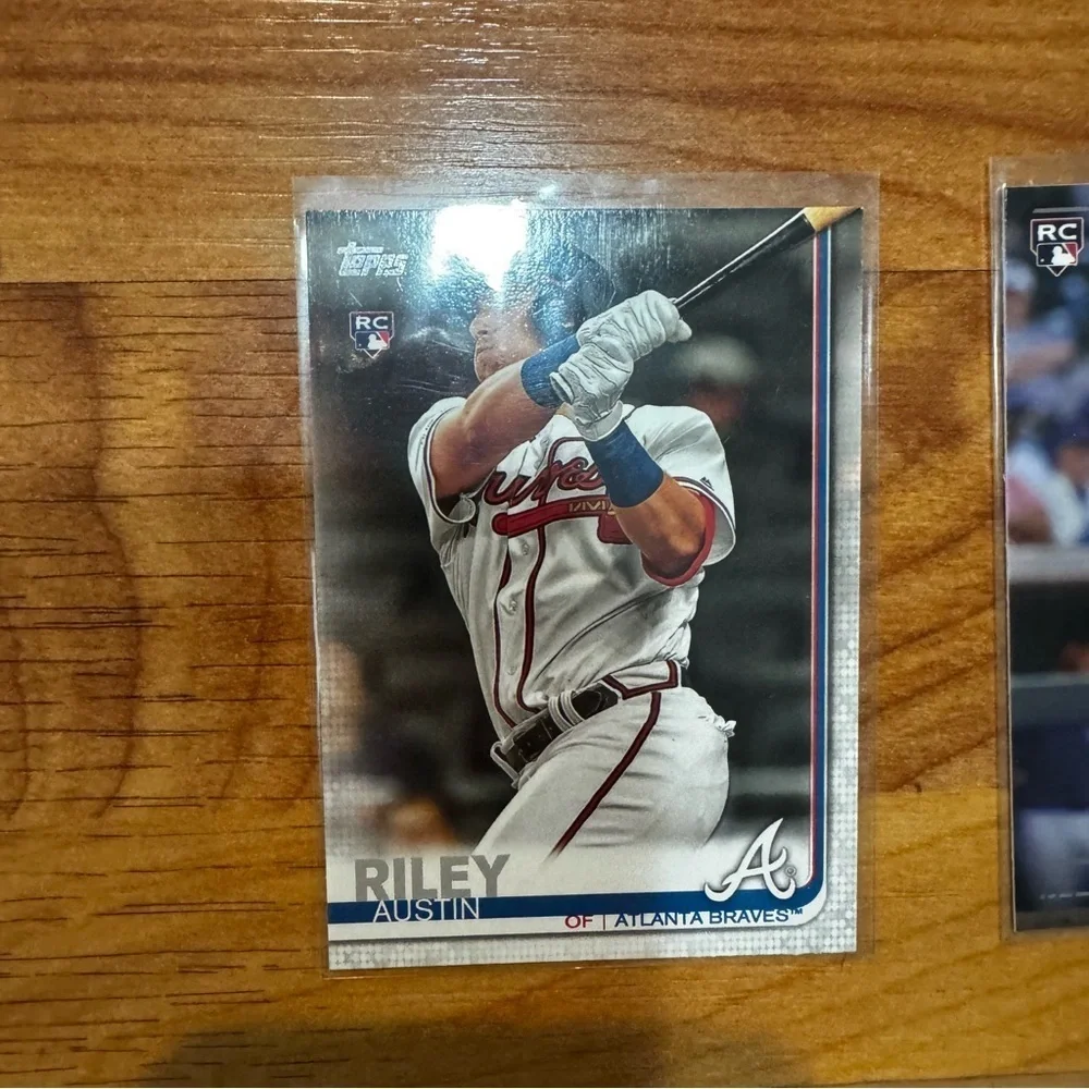 MLB Rookie Card Lot Austin Riley RC & Seiya Suzuki RC + Pedro On Expos Bunting